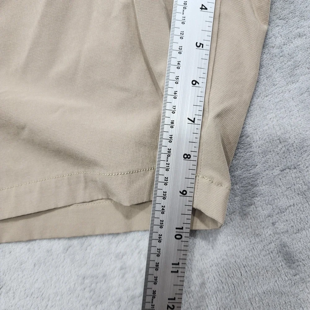 Banana Republic Shorts Mens 40 Beige Stretch Chino Elastic Waist 9 Inseam Casual